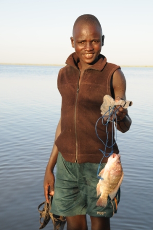 Young Turkana fisherman