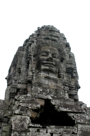 Bayon temple, in Angkor Thom