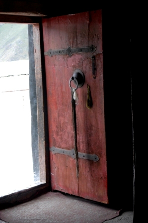 Typical Tibetan monastery door