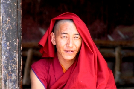 Monk at Drepung Monastery, near Lhasa