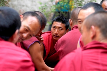 Debate session at Sera Monastery