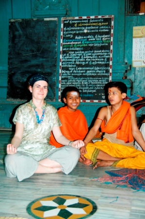 Varanassi, India, 2008. Inside a Ganesh temple... 